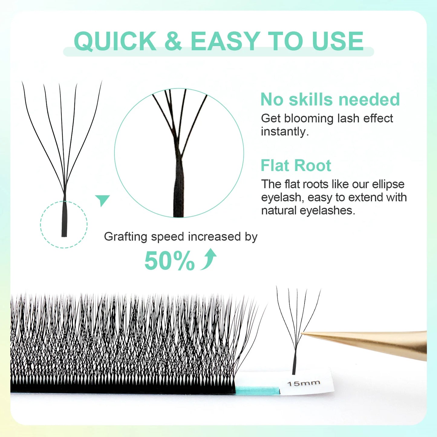 NAGARAKU Ship From the United States 10 Cases 5D W Shape Eyelashes Fast Free Delivery in 2-5 days by USPS Express