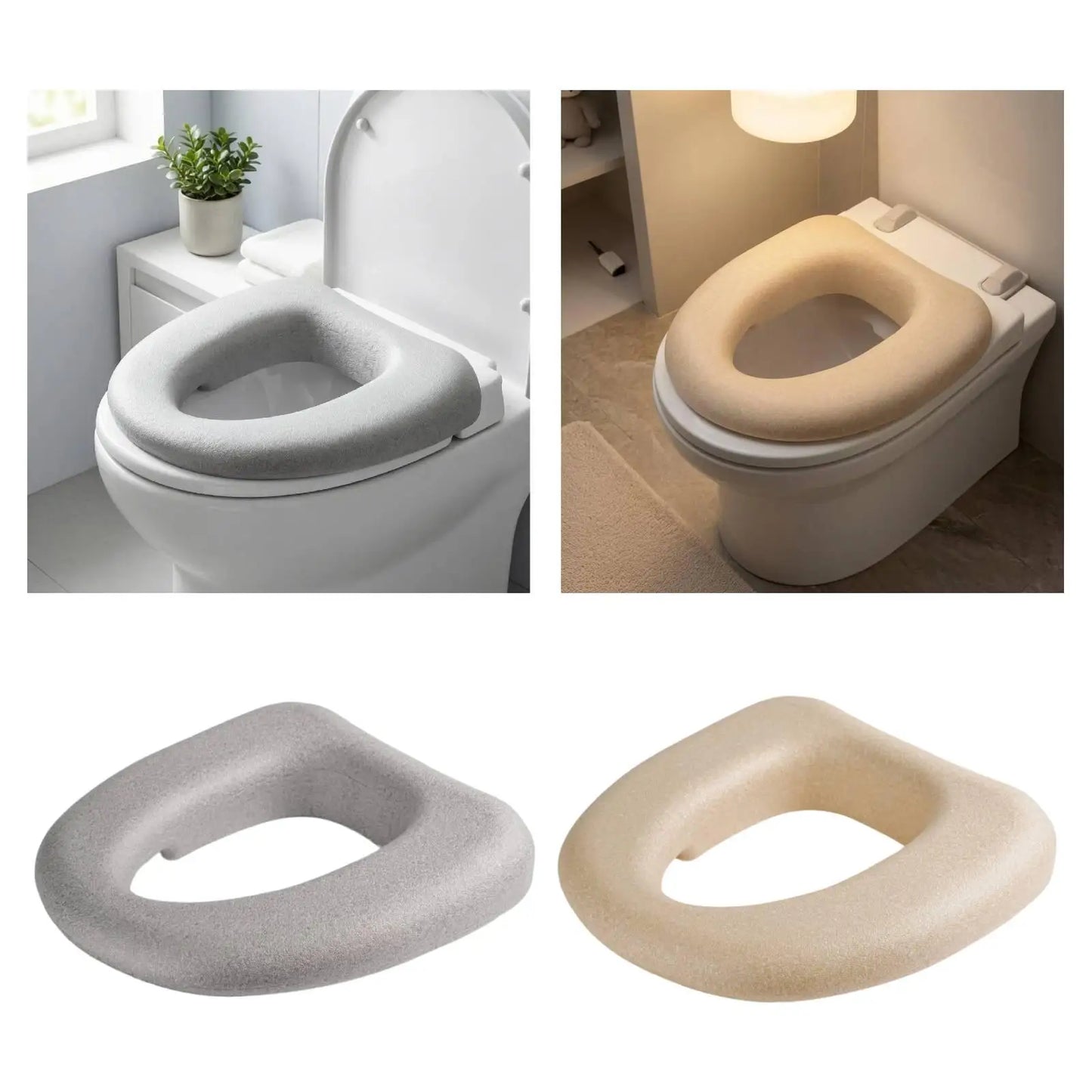 Raised Toilet Seat Cushion Elevated Toilet Seat Riser Universal