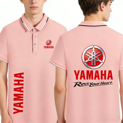motorcycle Racing collared Yamaha POLO shirt cycling suit for men and women summer top short-sleeved T-shirt motogp fan clothing