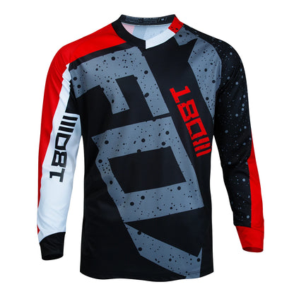Outdoor Ride Sports Men's T Shirt Quick Dry Comfortable Top Fashion Motorcycle Clothing Autumn Casual O-neck Long Sleeve T-shirt