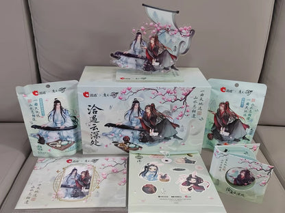 In Stock Official Grandmaster of Demonic Cultivation X Qiaqia 2026 Wei Wuxian Lan Wangji Acrylic Stand Badge Transparent Card