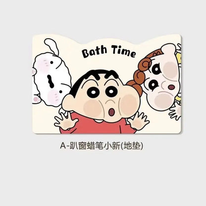 30*40cm Shower Room Water Uptake Mat Quick Drying Fashionable and Exquisite Cartoon Anime Soft and Comfortable Anime Periphe