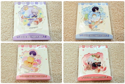 Official LAWSON X Love and Deepspace Collaboration Merchandise Badge Bookmark Acrylic Stand Postcard Transparent Card in Stock