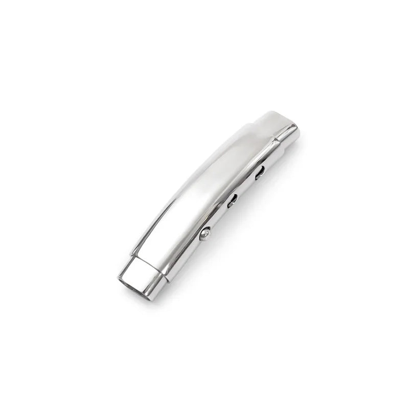 5Pcs Adjustable Stainless Steel Bayonet Clasps 3mm 4mm 5mm 6mm for DIY Leather Cord Bracelet Buckle Jewelry Making Supplies