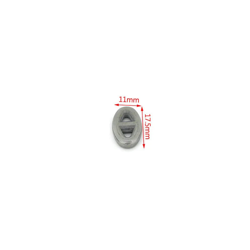 10Pcs Stainless Steel Double Hole Oval Connector Charms Jewelry Making Findings Accessories