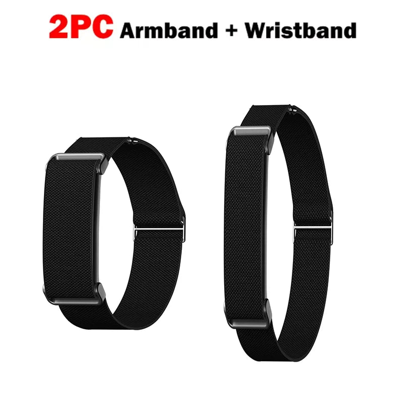 2PC Nylon Strap for Google Fitbit Air Straps Biceps Strap Fitness Tracker Replacement Band Adjustable for Google Fitbit Air Band