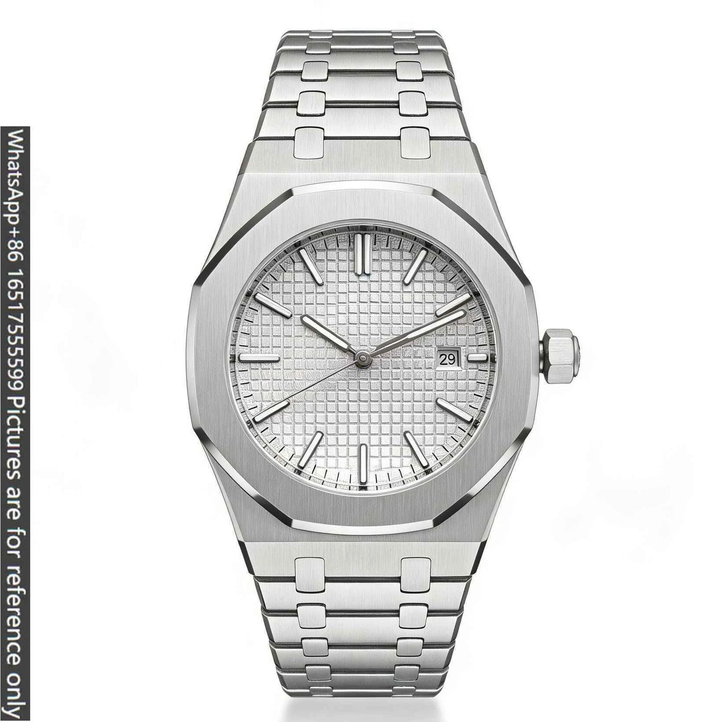 42mm Streamlined Modern Mens Luxury Watches Matte Solid 904L Steel Automatic Movement Open Skeleton Dial Wear Resistant Long