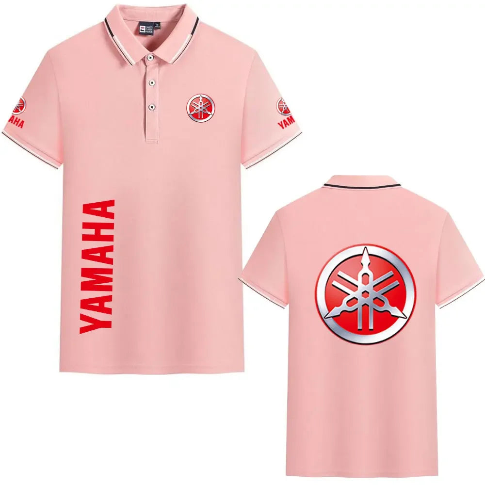 motorcycle Racing collared Yamaha POLO shirt cycling suit for men and women summer top short-sleeved T-shirt motogp fan clothing