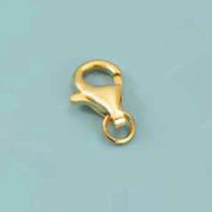 2pcs Genuine Real Pure Solid 925 Sterling Silver Lobster Buckle Clasps Claw Gold Buckles Connector Jewelry Making Findings