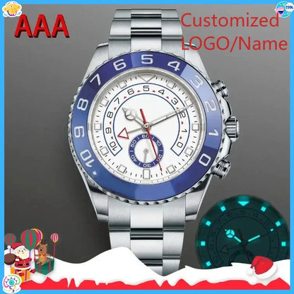 A88 Store 44mm Men's Luxury Wristwatch Master Automatic Mechanical Movement Sapphire Male Brand Clock Watches Customized