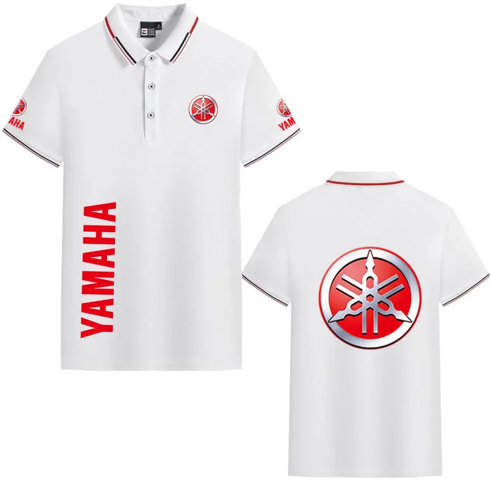motorcycle Racing collared Yamaha POLO shirt cycling suit for men and women summer top short-sleeved T-shirt motogp fan clothing