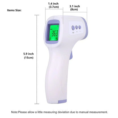 Baby Thermometer Infrared Digital LCD Body Measurement Forehead Ear Non-Contact Adult Fever IR Kids Termometro
