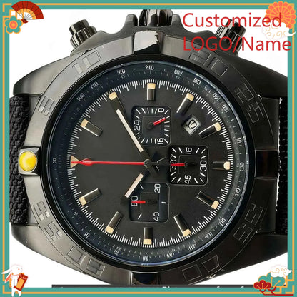 DONG Store 45mm Men's Quartz Movement 904l Stainless Steel  Luxury Watches-b Customized Watch