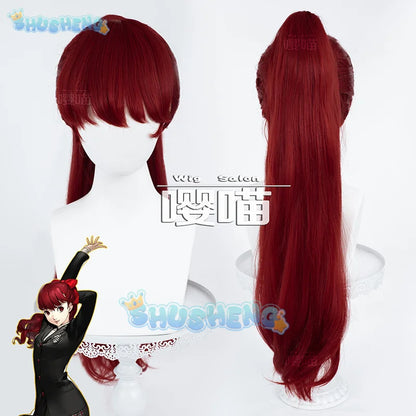 Anime P5 Persona Kasumi Yoshizawa Cosplay Wig Anime Character Prop Halloween Carnival Party