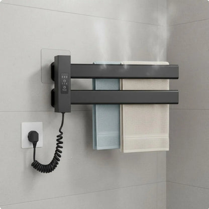 Smart Towel Heating Rack Quick Drying Electric Towel Warmer Bathroom Heater Timer Function Home Appliance IPX5 Waterproof