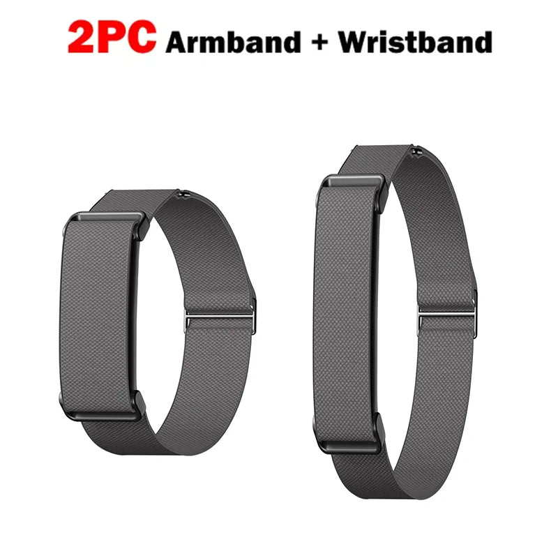2PC Nylon Strap for Google Fitbit Air Straps Biceps Strap Fitness Tracker Replacement Band Adjustable for Google Fitbit Air Band