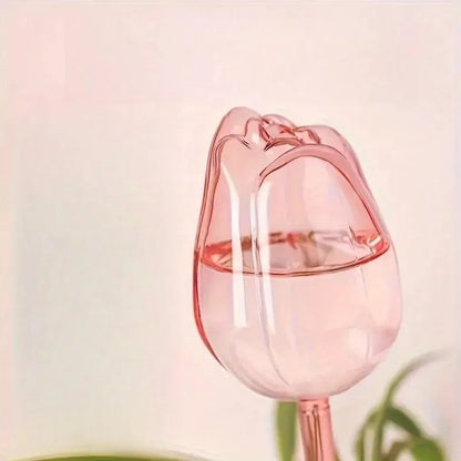 Garden Pink Tulip Plant Watering Balls, Suitable For Indoor Outdoor Plants, Automatic Plant Drippers, And Automatic Watering