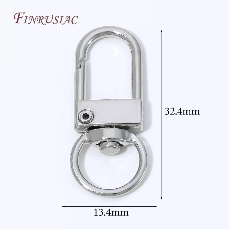 18K Gold Plated Mini Heart Spring Clasp,Lobster Clasp DIY Jewelry Making Findings Necklace Bracelet Connector Hook Accessories