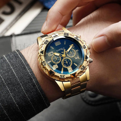 1PC Surprise Mystery Watch Blind Box-Men Business Watches Fashion Arabic Dial Steel Band Male's Quartz Watch Reloj Hombre