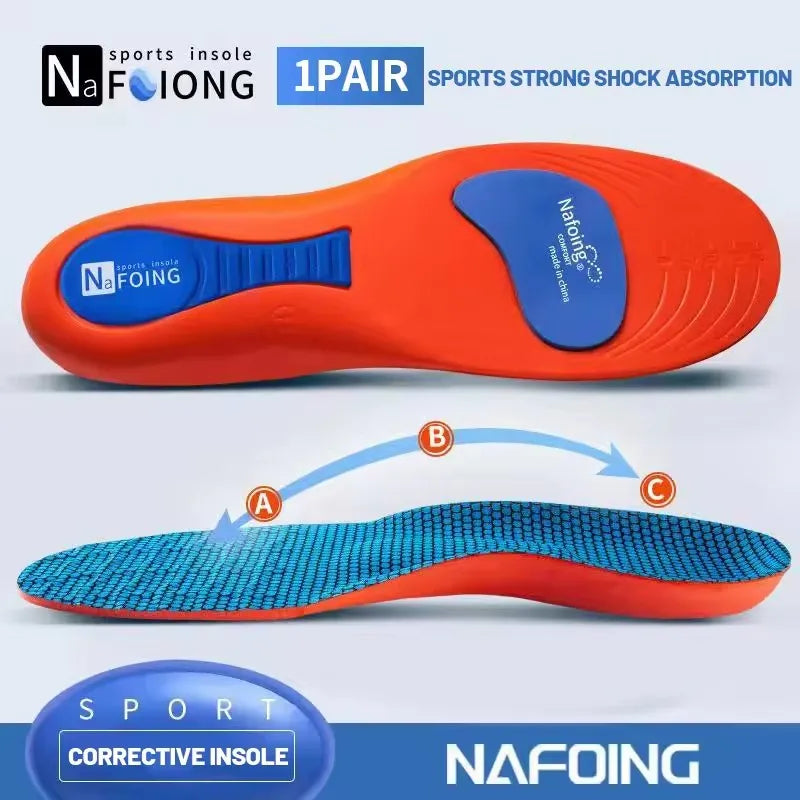 Orthopedic Insoles Arch Support Insole Flat Feet Plantar Fasciitis Shoe Pads Quality Leather Deodorising Shoe Sole 1Pair 2026