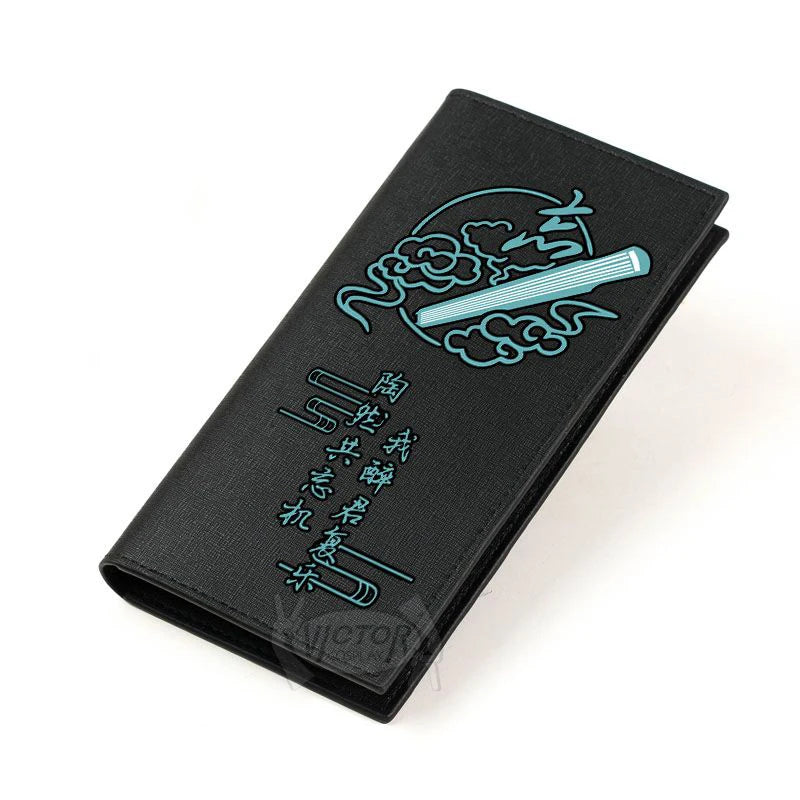 Grandmaster of Demonic Cultivation Wallet Mo Dao Zu Shi Wei Wuxian Lan Wangji Cosplay Long Casual Coin Purse Accessory Prop