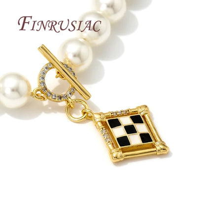 18K Gold Plated Toggle Clasps OT Clasp Accessories For Bracelets Brass with Zircon Connectors For Jewelry Making DIY Findings