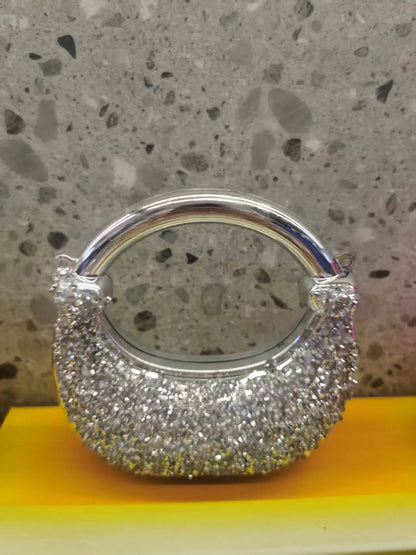 Mini Golden Evening Bag Purses and Handbags Luxury Designer Shoulder Bags Funny Shape Party Wedding Acrylic Knot Clutch Purse