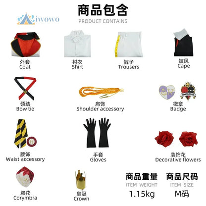 Twisted Wonderland Cosplay Riddle Costume Halloween Carnival Anime Costumes Outfits Uniform Suits For Adult