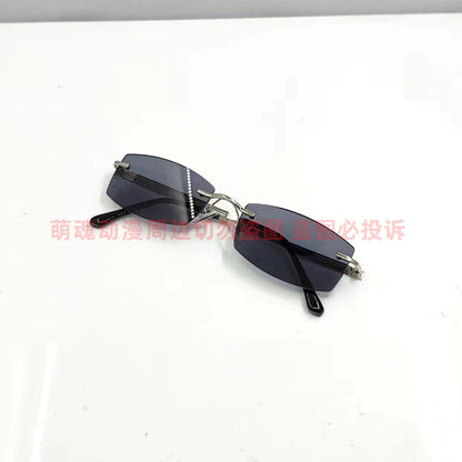 Jujutsu Kaisen Gojo Satoru Cosplay Square Lens High Quality Sunglasses round version Square version