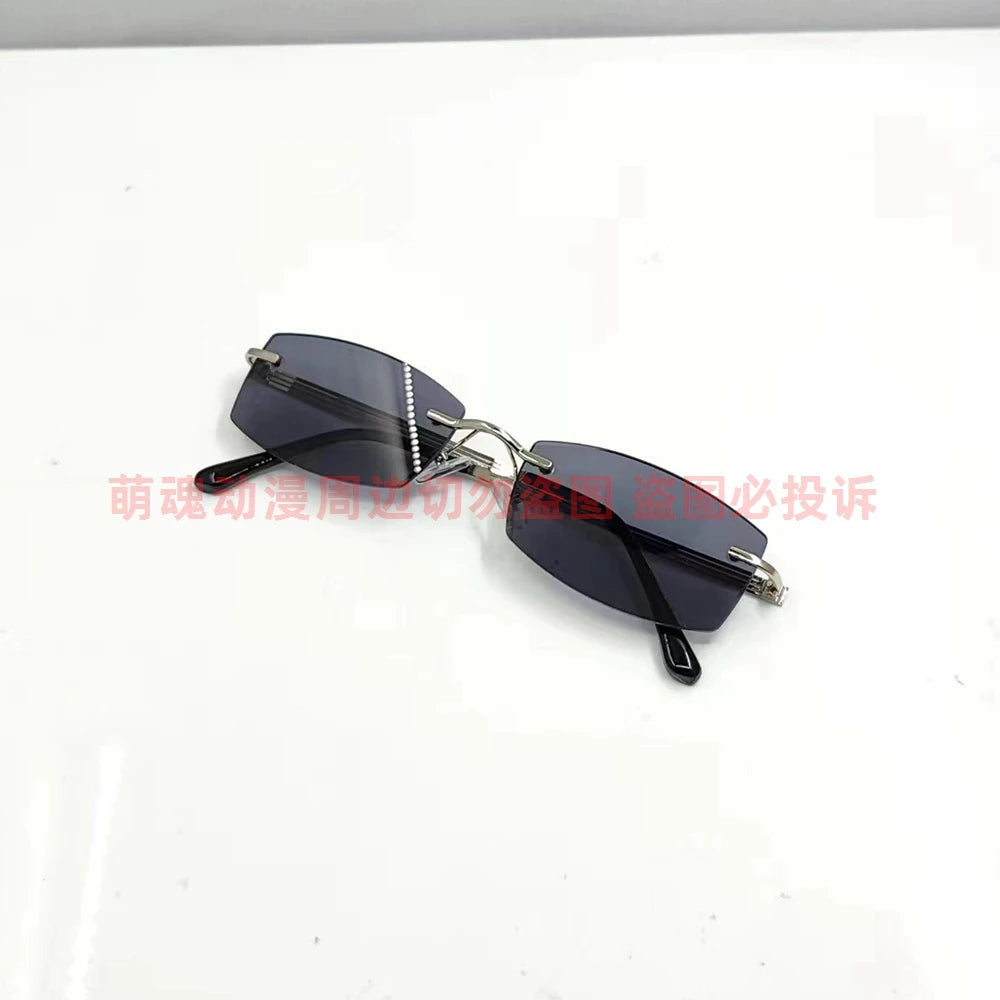 Jujutsu Kaisen Gojo Satoru Cosplay Square Lens High Quality Sunglasses round version Square version