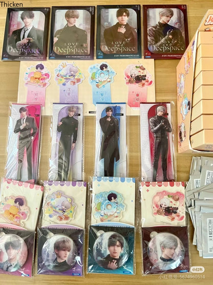 Official LAWSON X Love and Deepspace Collaboration Merchandise Badge Bookmark Acrylic Stand Postcard Transparent Card in Stock