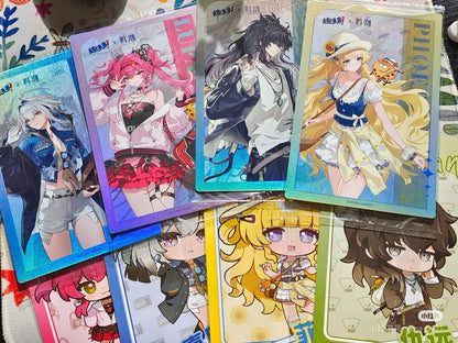 In Stock Official Game Wuthering Waves New Collab GALBRENR Phoebe QIUYUAN Lupa Cosplay Badge Storage Box Acrylic Stand Pendant