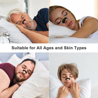30 60Pieces Anti Snoring Nasal Strips Breathable Physical Nose Expansion Patch Unisex Comfortable Sleep Snoring Relief Care Accessory