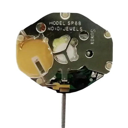 SP68 Quartz Movement Sweep Second 3-Hand No-Date Watch Parts 1/3/5Pcs Continuous Second Movement