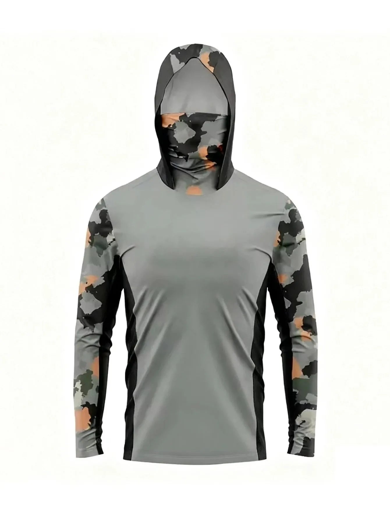 2026 Summer New Style Men's Long-Sleeved Shirt with 3D Pattern Print Sporty Breathable Soft Comfortable and Lightweight