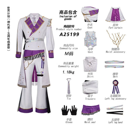 5th Thanksgiving Festival Party Play Uniform for Tenma Tsukasa Kamishiro Rui Cosplay Kusanagi Nene Otori Emu Costume Suit Woman