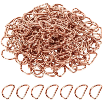 30/60/100Pcs D-ring buckle stainless steel semi-circular D-ring adjustable hardware bag belt process DIY accessories