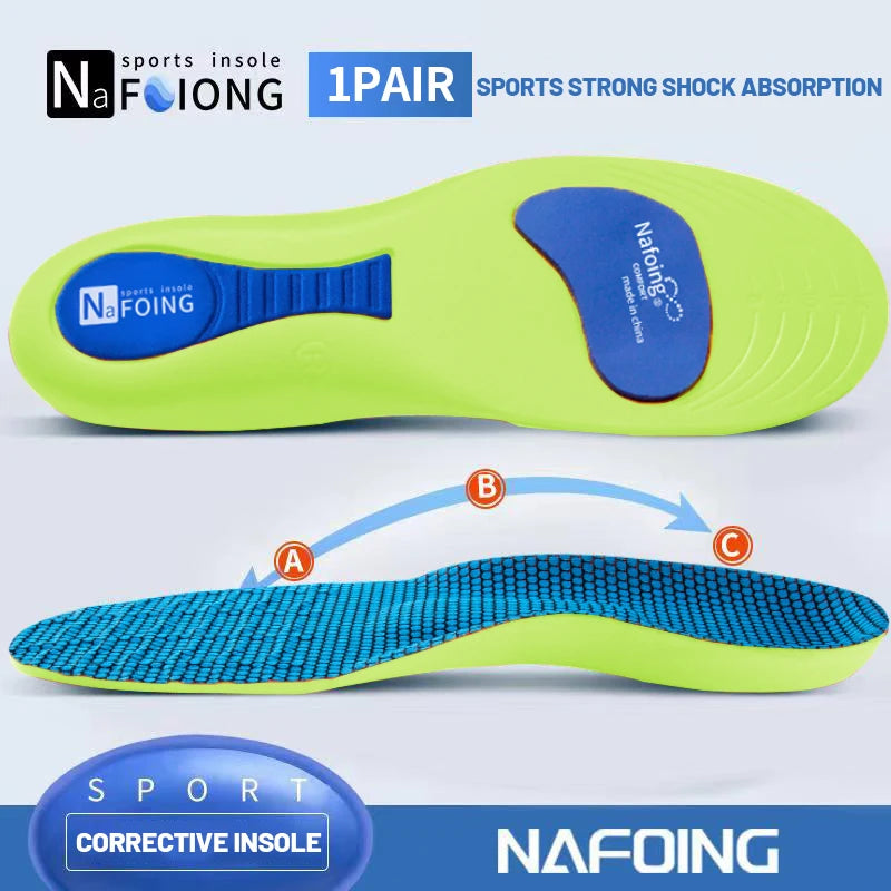 Orthopedic Insoles Arch Support Insole Flat Feet Plantar Fasciitis Shoe Pads Quality Leather Deodorising Shoe Sole 1Pair 2026