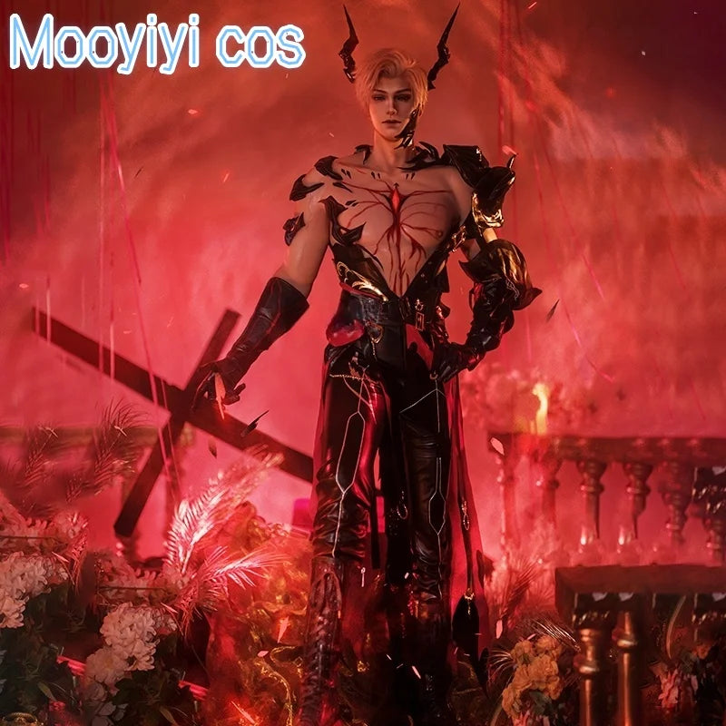 Game Love and Deepspace dragon Sylus Cosplay Costume Halloween Christmas New Dragon horn tail Costume Newly 2026 Costume