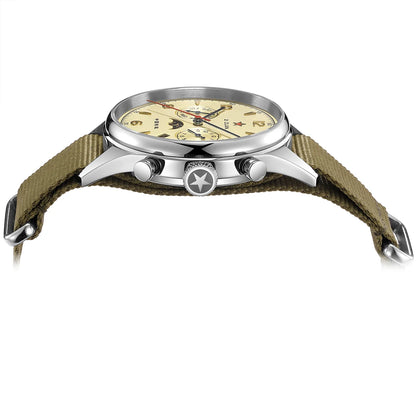 SEAKOSS 1963 Mechanical Wristwatch ST1654 Seagull Movement 24-hour Instruction Air Force Aviation Pilot Calendar Mens Gift Watch