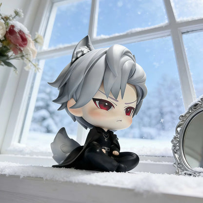 New Anime Love and Deepspace Sylus Cosplay PVC Action Figure Desktop Ornaments Cartoon Props Birthday Gift