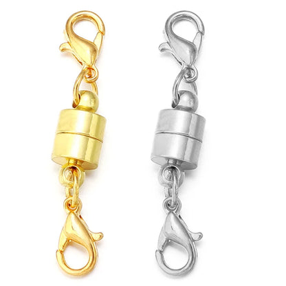 5Sets/Lot Magnetic Clasps With Lobster Clasps For Jewelry Making DIY Bracelet Necklace Magnet Clasp Connector Buckle Fasteners
