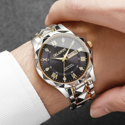 1PC Surprise Mystery Watch Blind Box-Luxury Men Business Watches Fashion Stainless Steel Band Quartz Watches Reloj（Without Box）