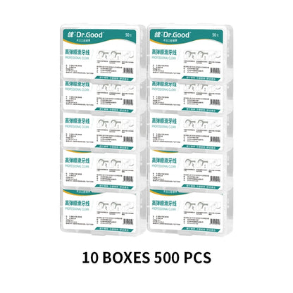 1/2/5/10 Box Portable Disposable Dental Floss Plastic Toothpick High-tension Dental Floss Stick Dental Floss Box ﻿Oral Care