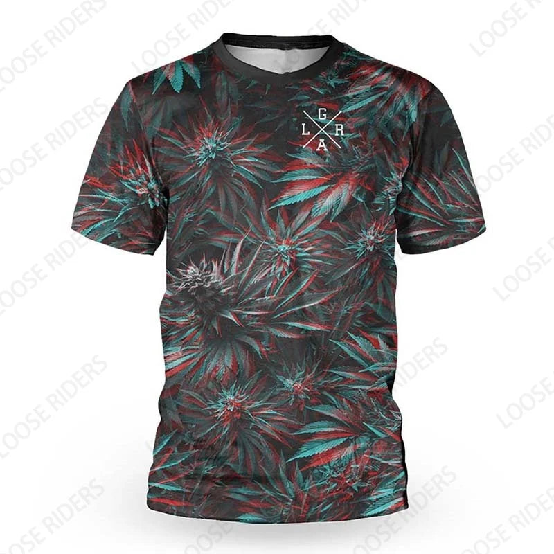 2022 Loose rider short sleeve jersey MX MTB Mountain Bike Jersey BMX Enduro Cycling shirt DH men's motocross sportswear