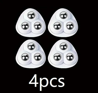 Paste Universal Wheel No Noise Self Adhesive Universal Pulley Rotating Wheels for Trash Can Bottom Kitchen Small Appliances