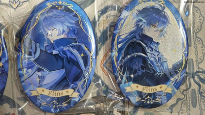Anime Kyryll Chudomirovich Flins Series Genshin Impact Cartoon Collect Badge Brooch Pin Pendant Bedge Decor Cosplay Gift