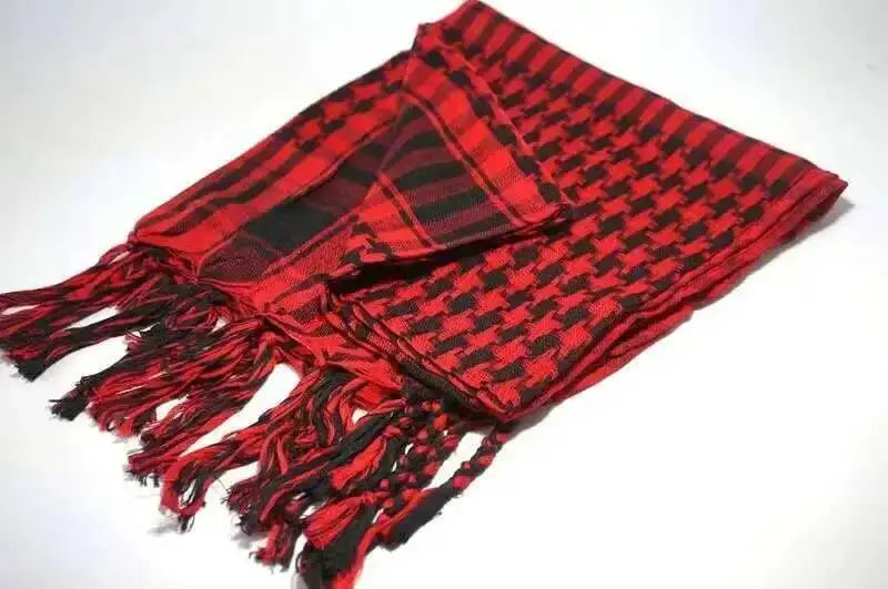 Arafat arab scarf shawl Handsome Keffiyeh Kafiya Lightweight Military Shemagh palestine Man Stripe Scarf With Tassels Soft Warm