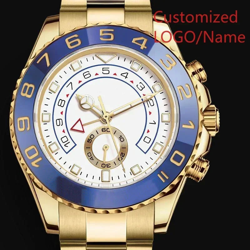 A88 Store 44mm Men's Luxury Wristwatch Master Automatic Mechanical Movement Sapphire Male Brand Clock Watches Customized