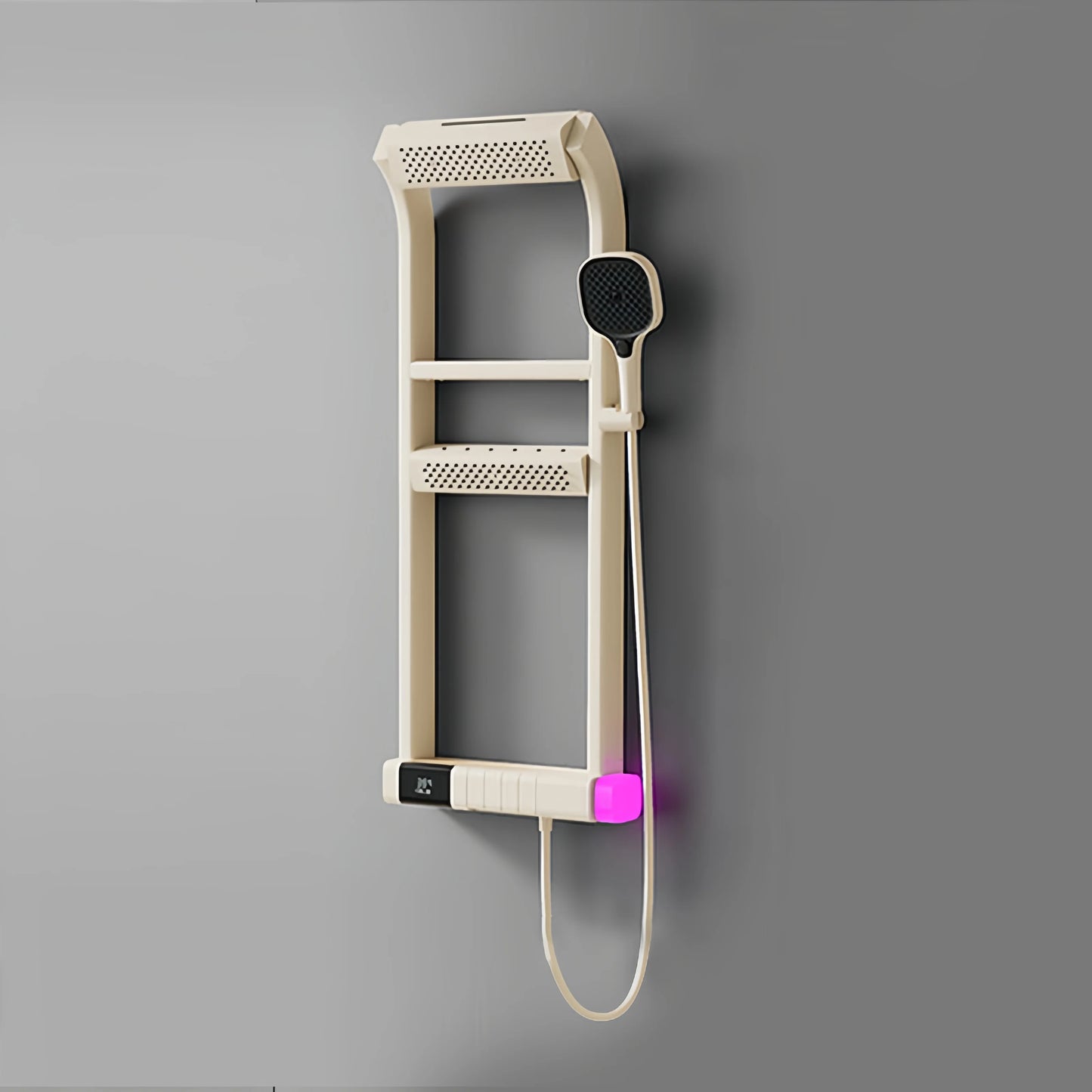 New Arrival Luxury Modern Single Handle Shower System Polished Chrome Thermostatic Faucets Rain Soft Jet Single Lever Ceramic
